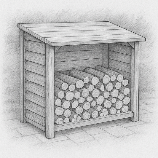 Wooden Log Store