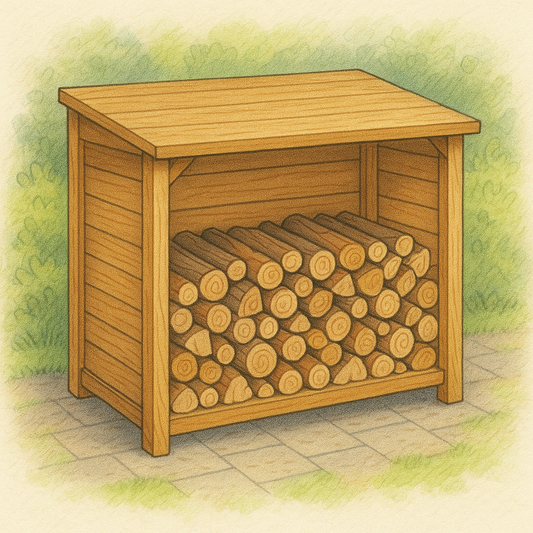 Wooden Log Store