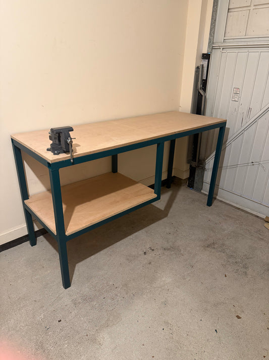 Heavy-Duty Steel Frame Workbench – 1700 x 600 x 900mm