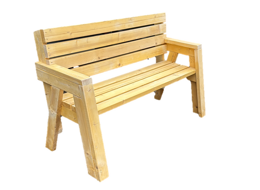 Wooden Bench 3-Seater